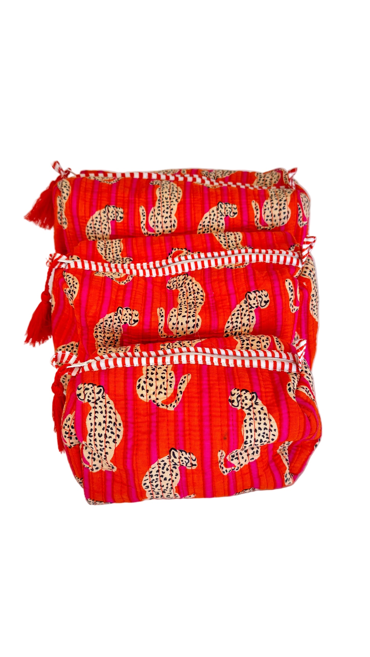 The Roots Handmade Cosmetic Bags - 3 - Piece Sets- Various Patterns