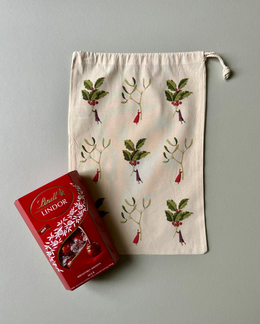 Laura Stoddart Medium Bag - Holly & Mistletoe