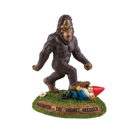 Bigmouth Sasquatch The Gnome Wrecker Garden Statue