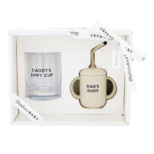 Stephan Baby Dad's Dude Sippy Cup Gift Set