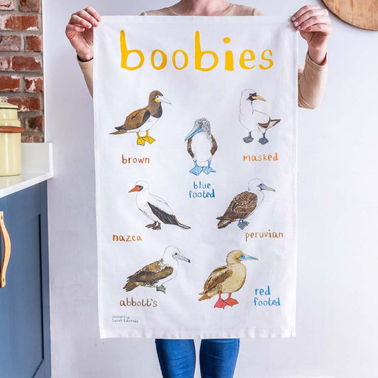 Boobies Tea Towel