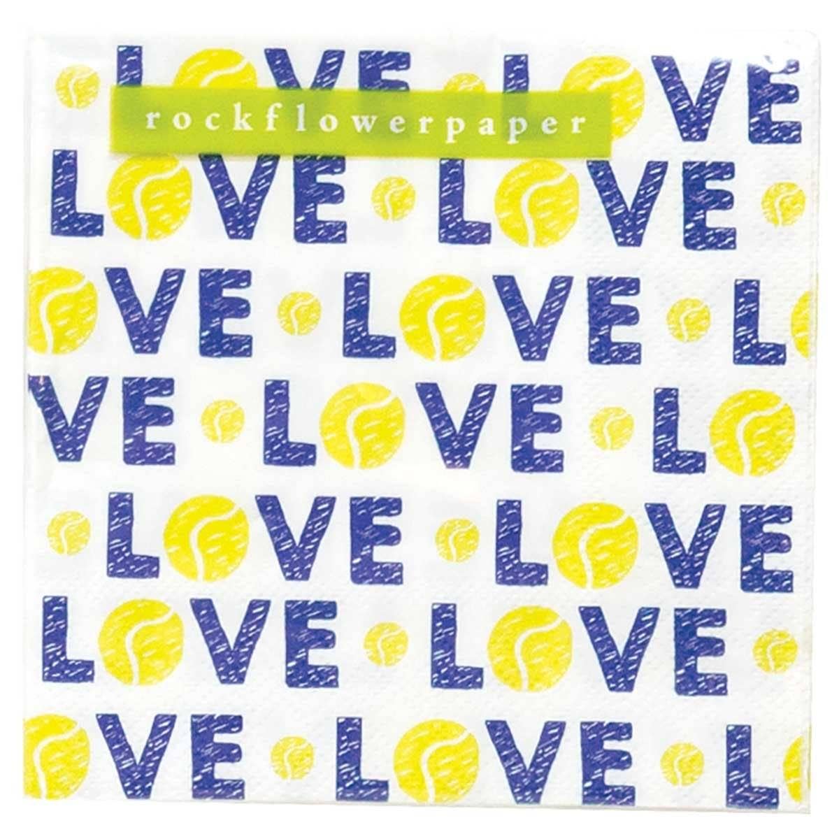 Tennis Love Cocktail Napkin