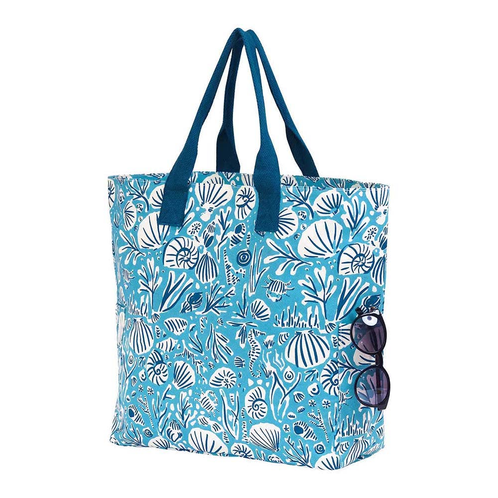 Sea Life Canvas Carryall Tote Bag