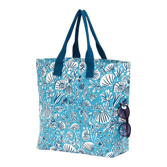 Sea Life Canvas Carryall Tote Bag