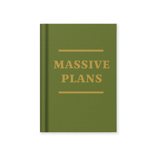 Massive Plans Hardback Notebook