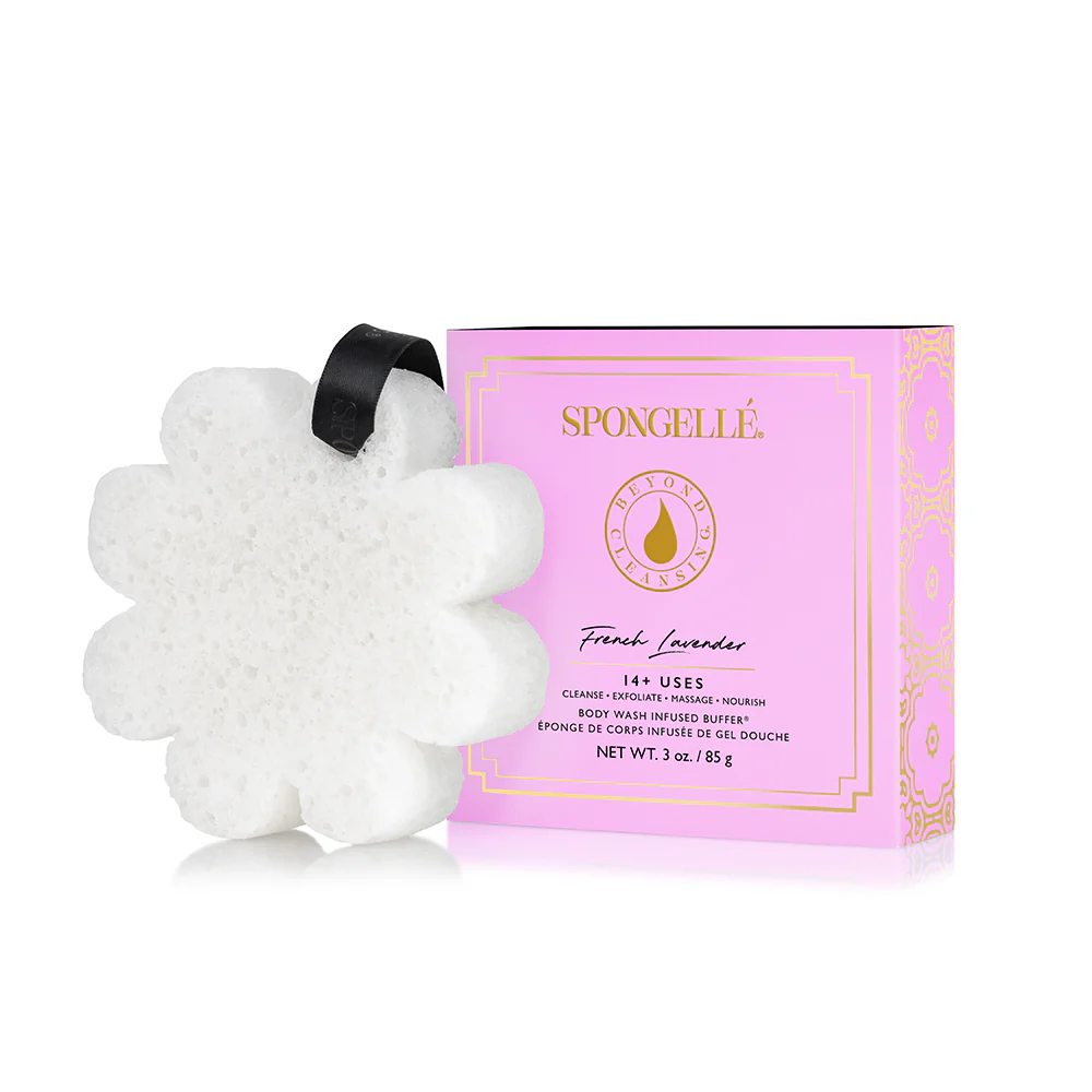 French Lavender Spongelle Boxed Flower
