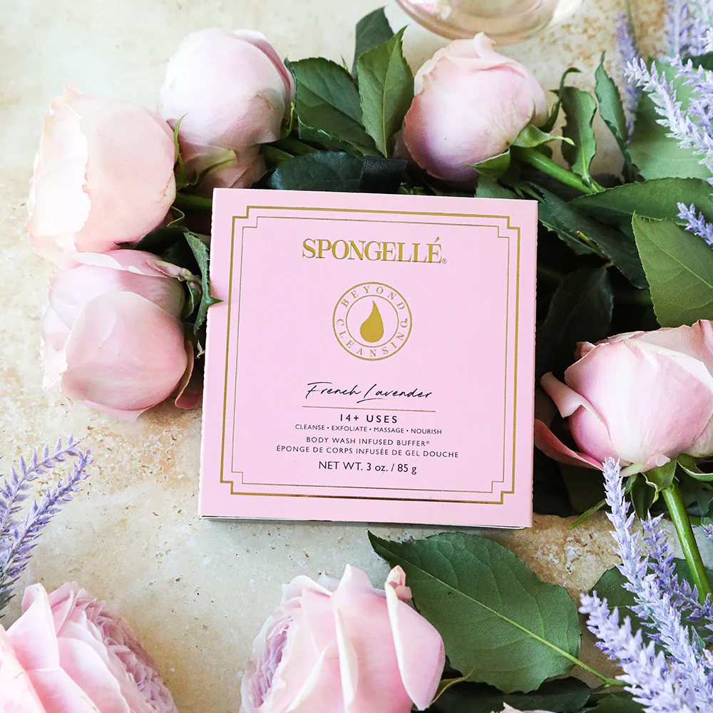 French Lavender Spongelle Boxed Flower