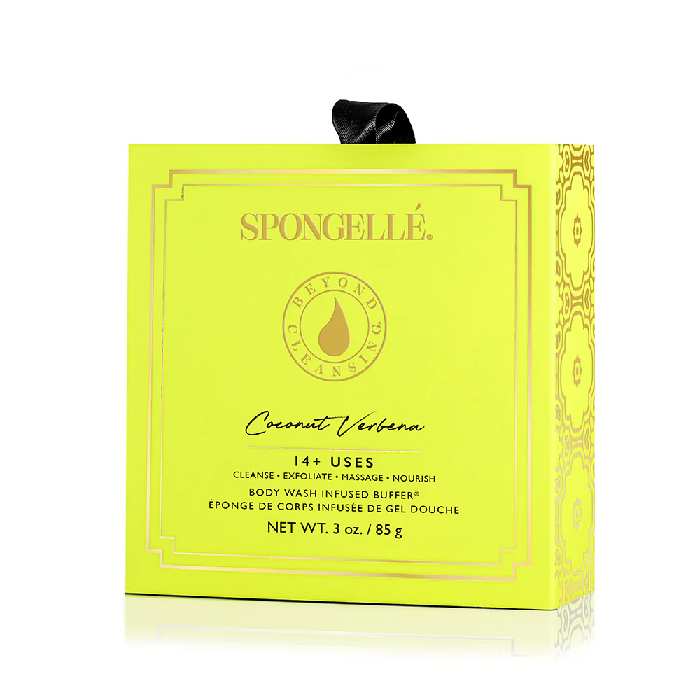 Coconut Verbena Spongelle Boxed Flower Body Buffer