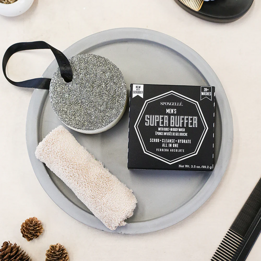 Men’s Spongelle Super Buffer & Scrubber Verbena Absolut