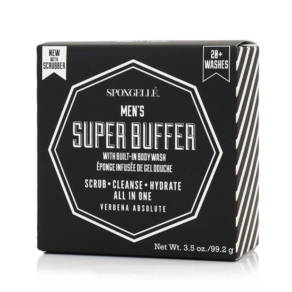 Men’s Spongelle Super Buffer & Scrubber Verbena Absolut