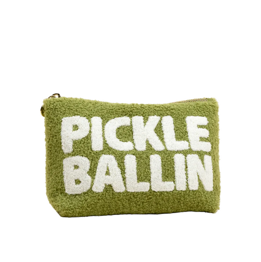 Teddy Pouch- Pickleballin'