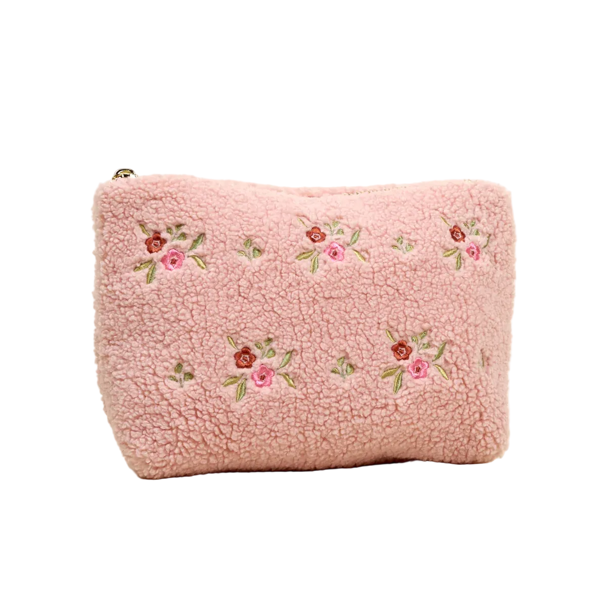 Teddy Pouch-Dainty Floral Pink
