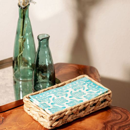 Natural Woven Guest Napkin Holder