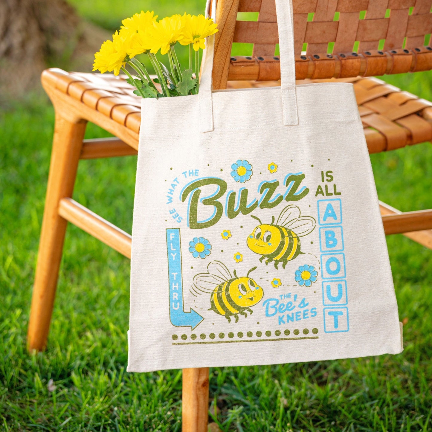 Diner Canvas Bee Tote