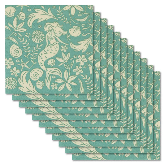 Mermaid Cocktail Paper Napkins