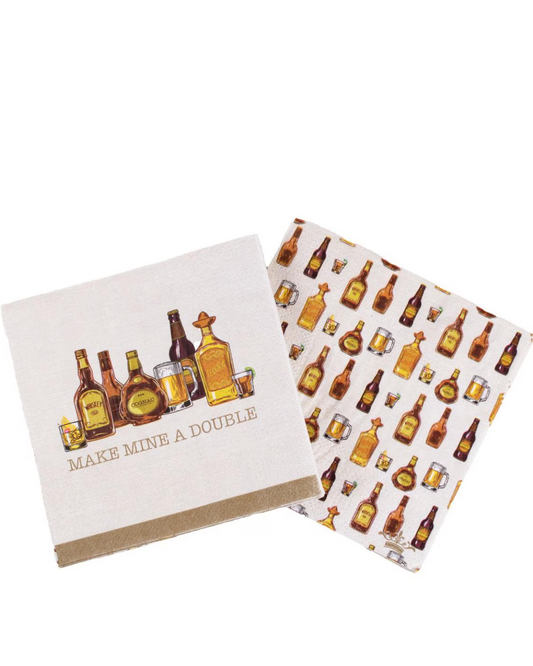 Make Mine A Double Cocktail Napkin