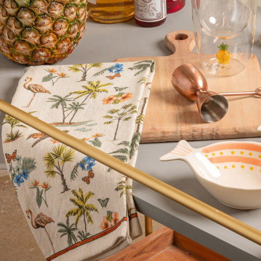 Oceanfront Tea Towel