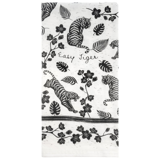 Boho Tea Towel Tiger
