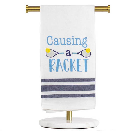 Causing a Racket Hand Towel