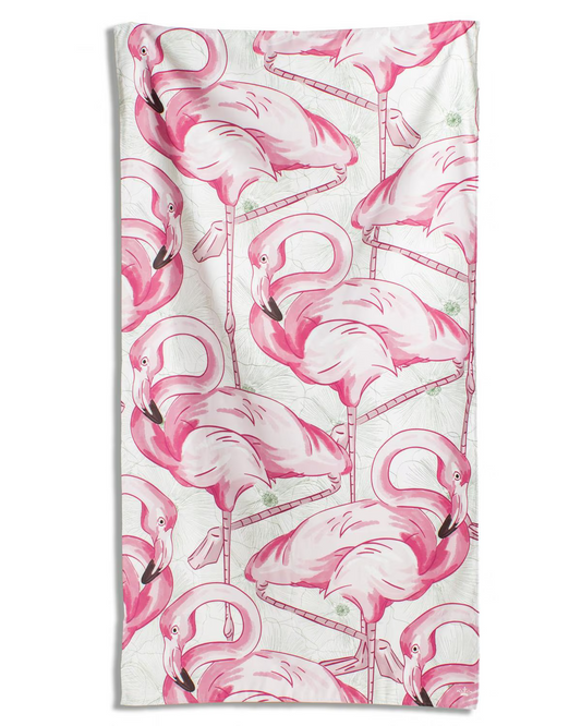 Bonaire Flamingo Giant Beach Towel