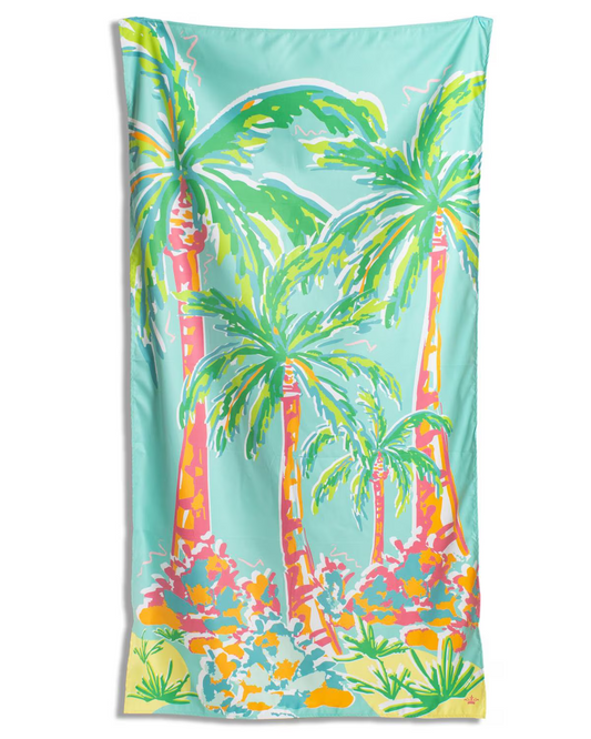 Caribbean Palm Giant Beach Towel