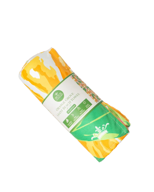 Orange Grove Giant Beach Towel