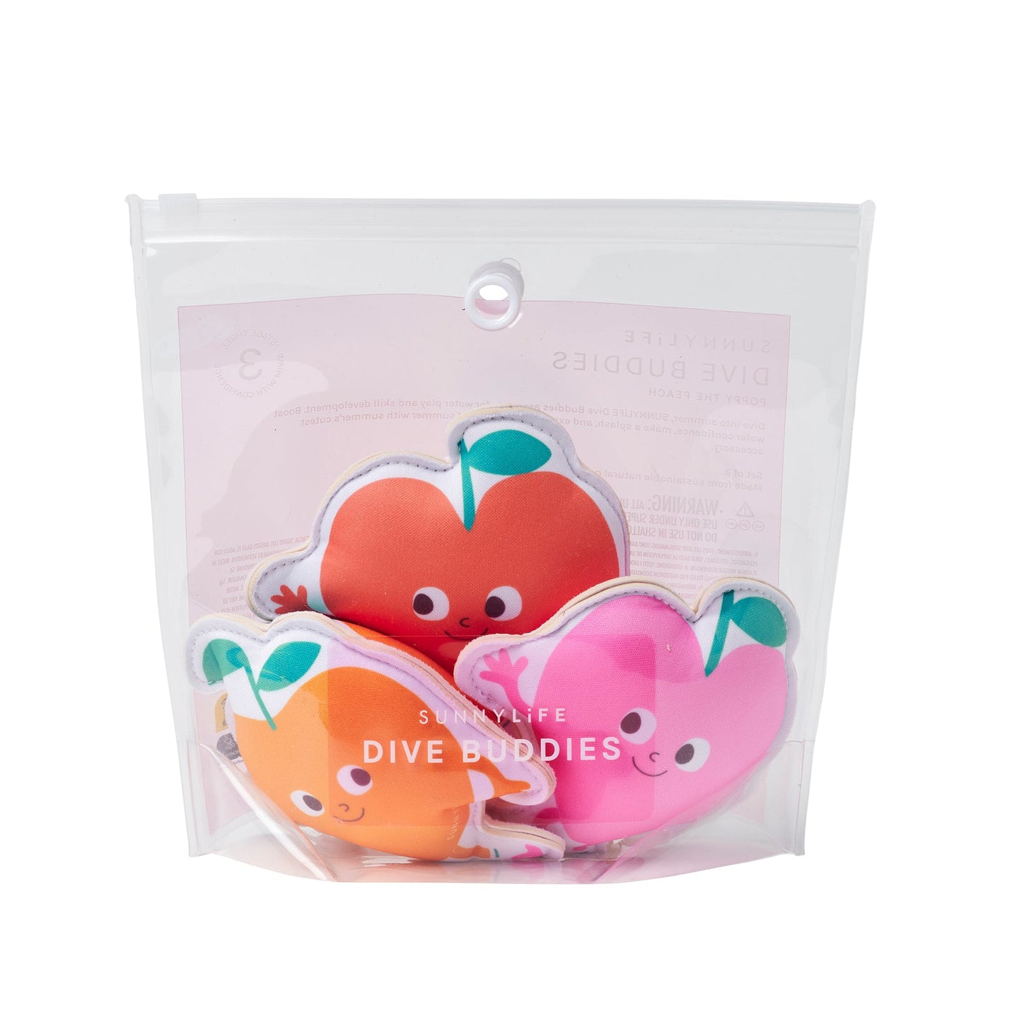 Dive Buddies Poppy the Peach Multi Set of 3