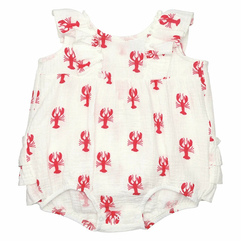 Lobster Ruffle Romper