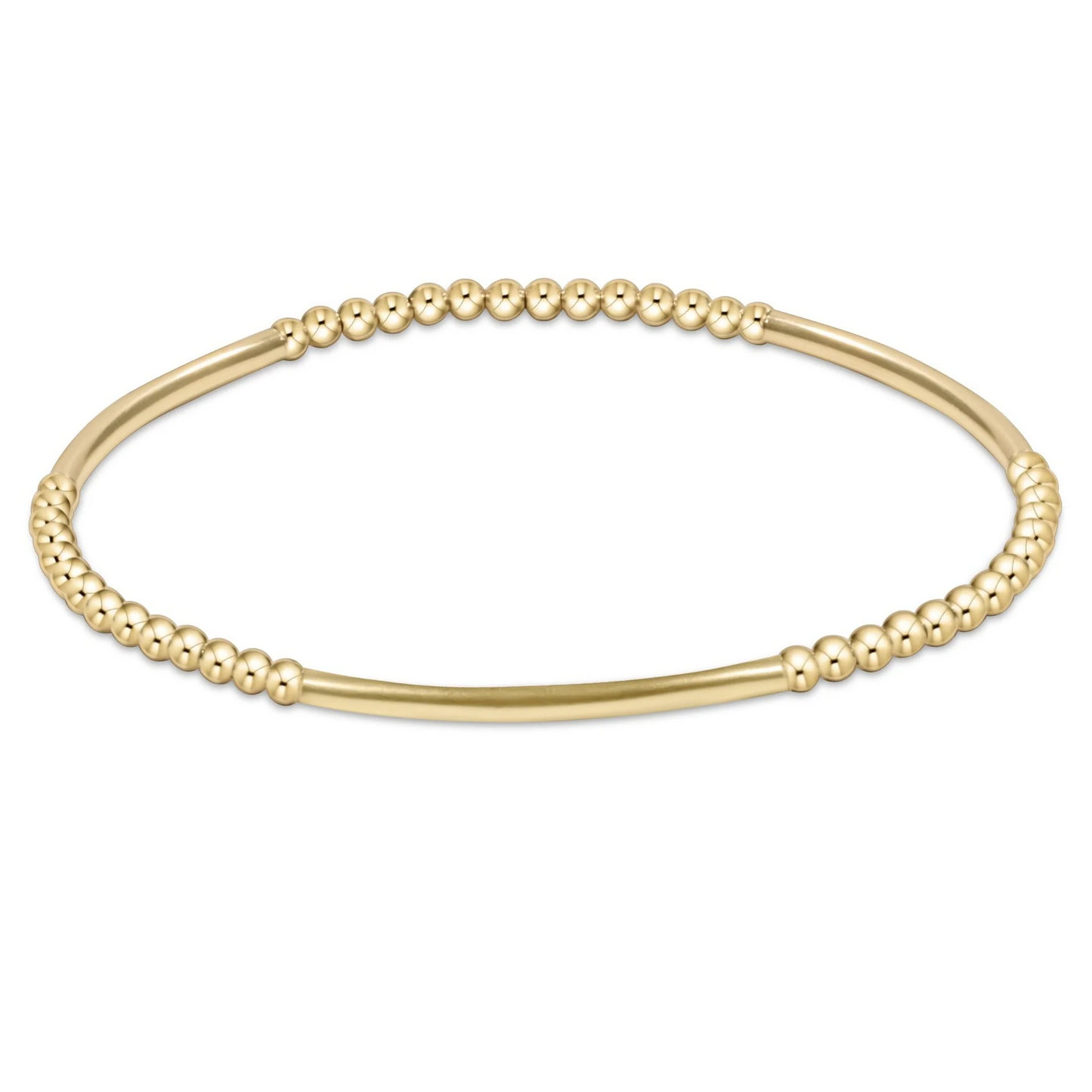 Bliss Bar Pattern Gold 2.5mm Bracelet