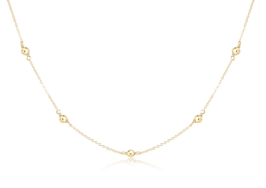 15" Choker Simplicity Chain Gold - Classic Gold 4mm