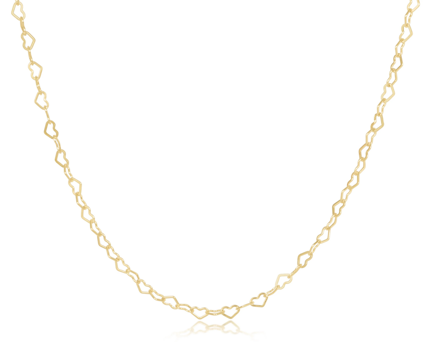 15" Choker Love Chain - Gold