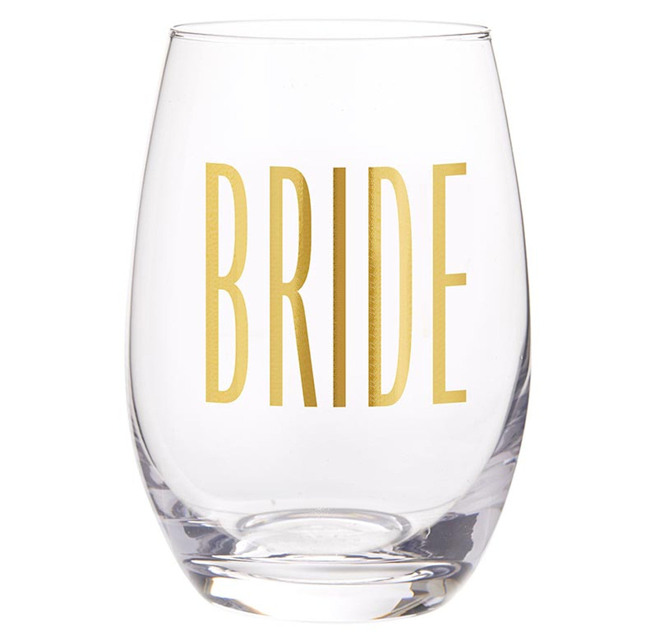Stemless Wine Glass-Bride