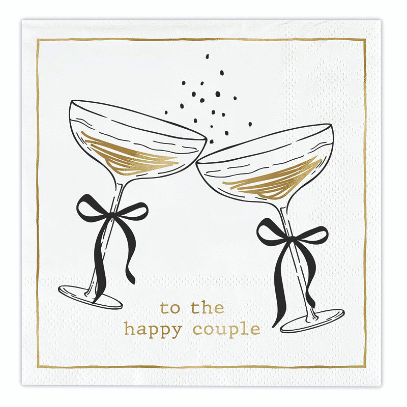 Paper napkin-Happy Couple