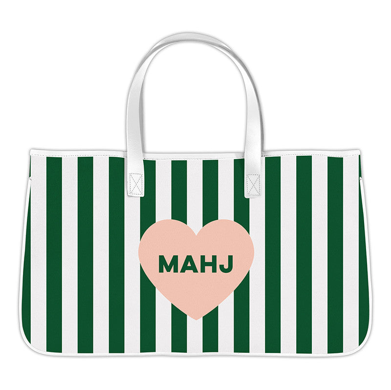 Canvas tote-Mahj Heart