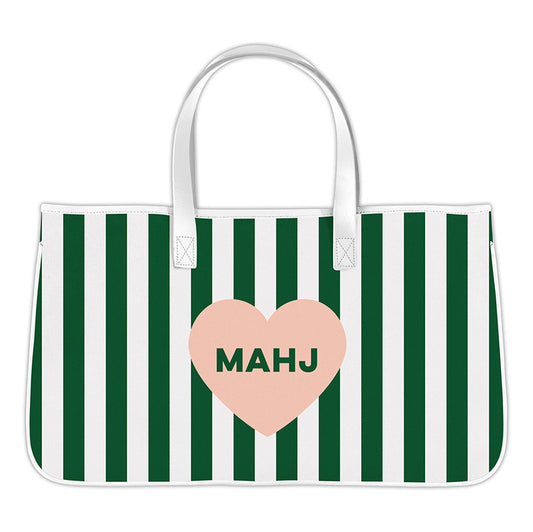 Canvas tote-Mahj Heart