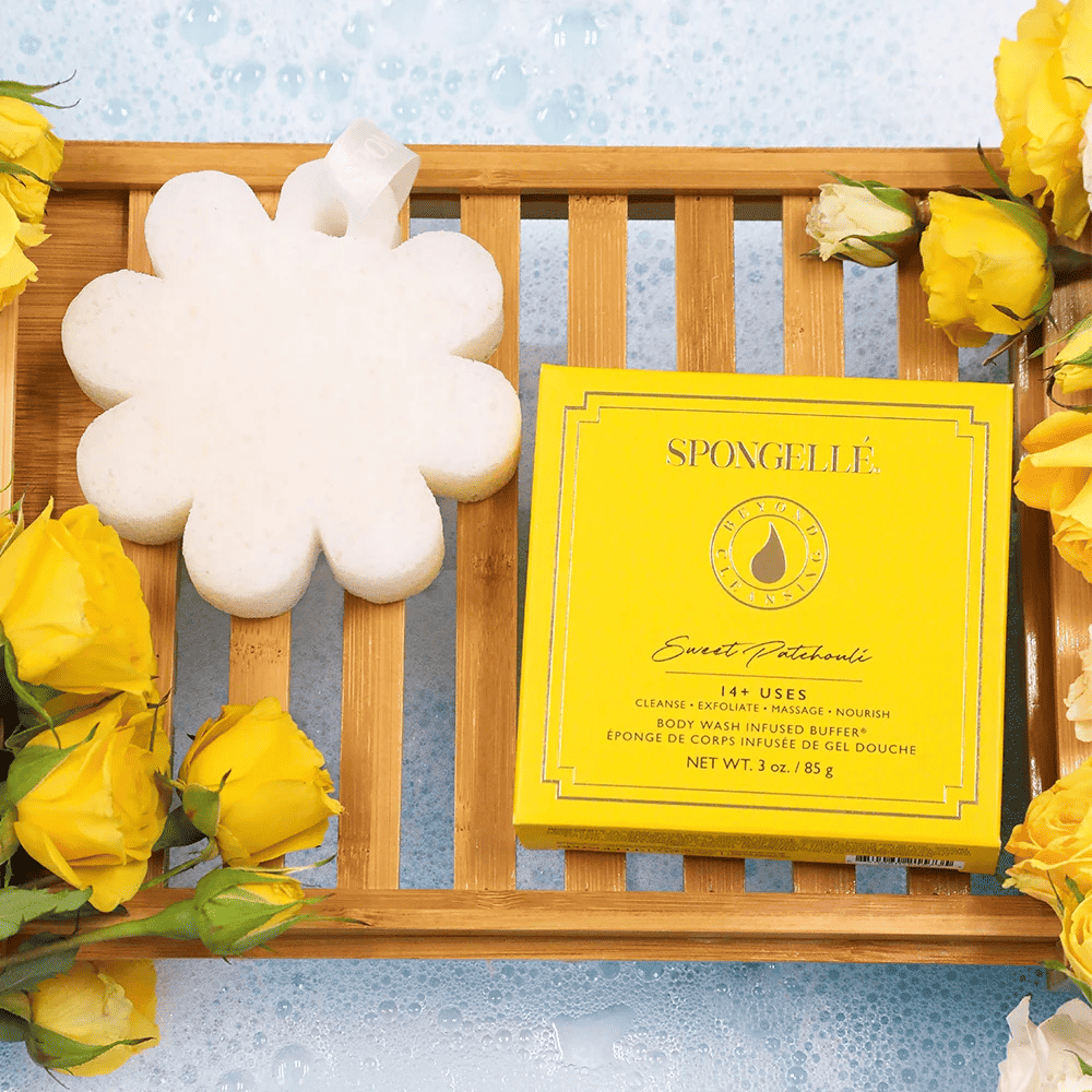 Boxed Flower Body Buffer Sweet Patchouli