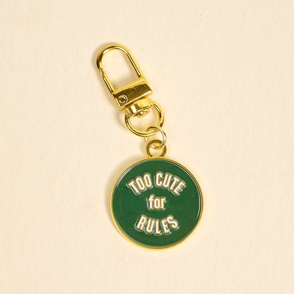 Pet Collar Charm - Too Cute for Rules