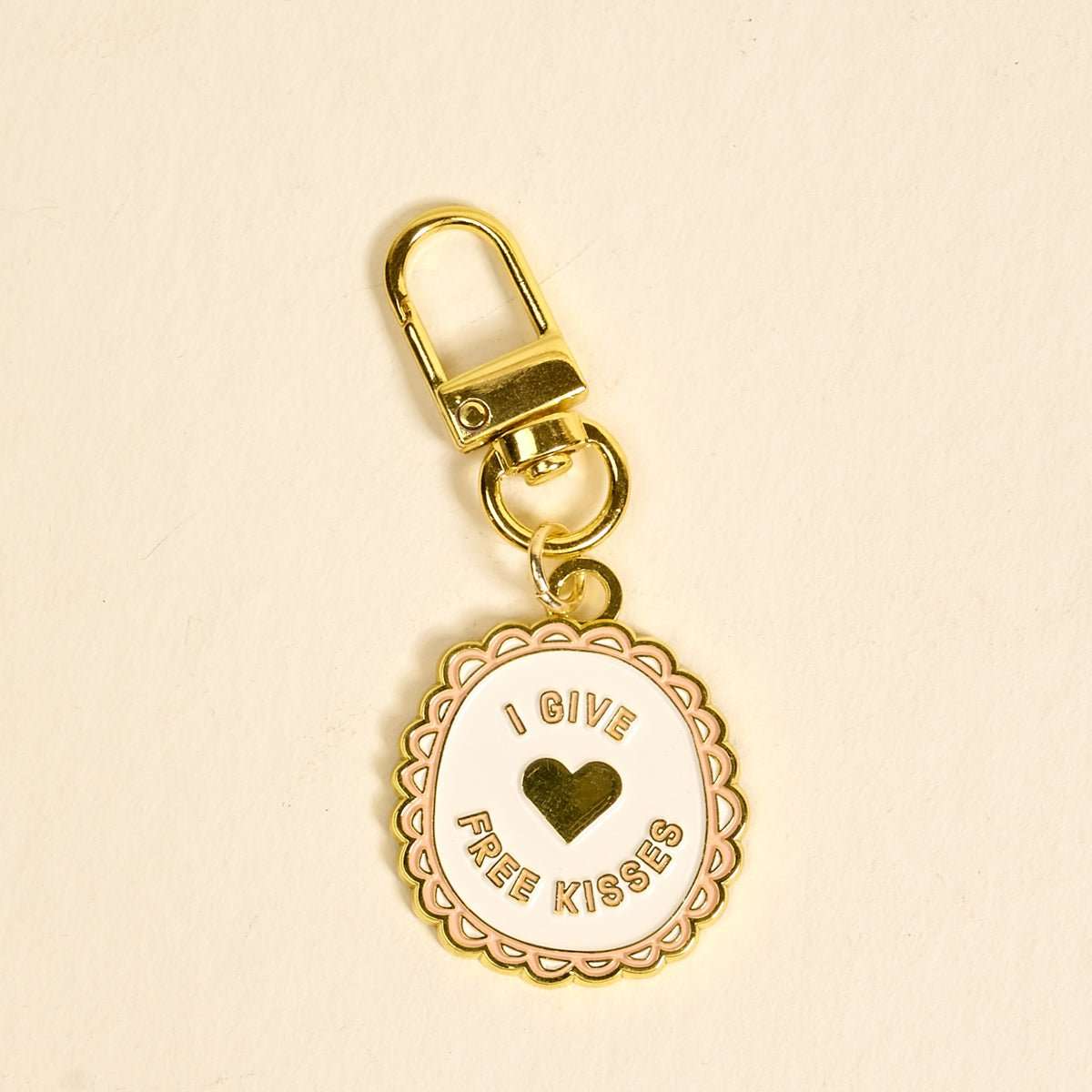 Pet Collar Charm - Free Kisses