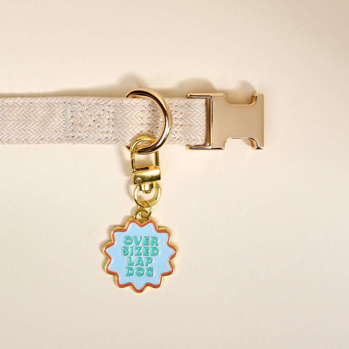 Pet Collar Charm - Oversized Lap Dog