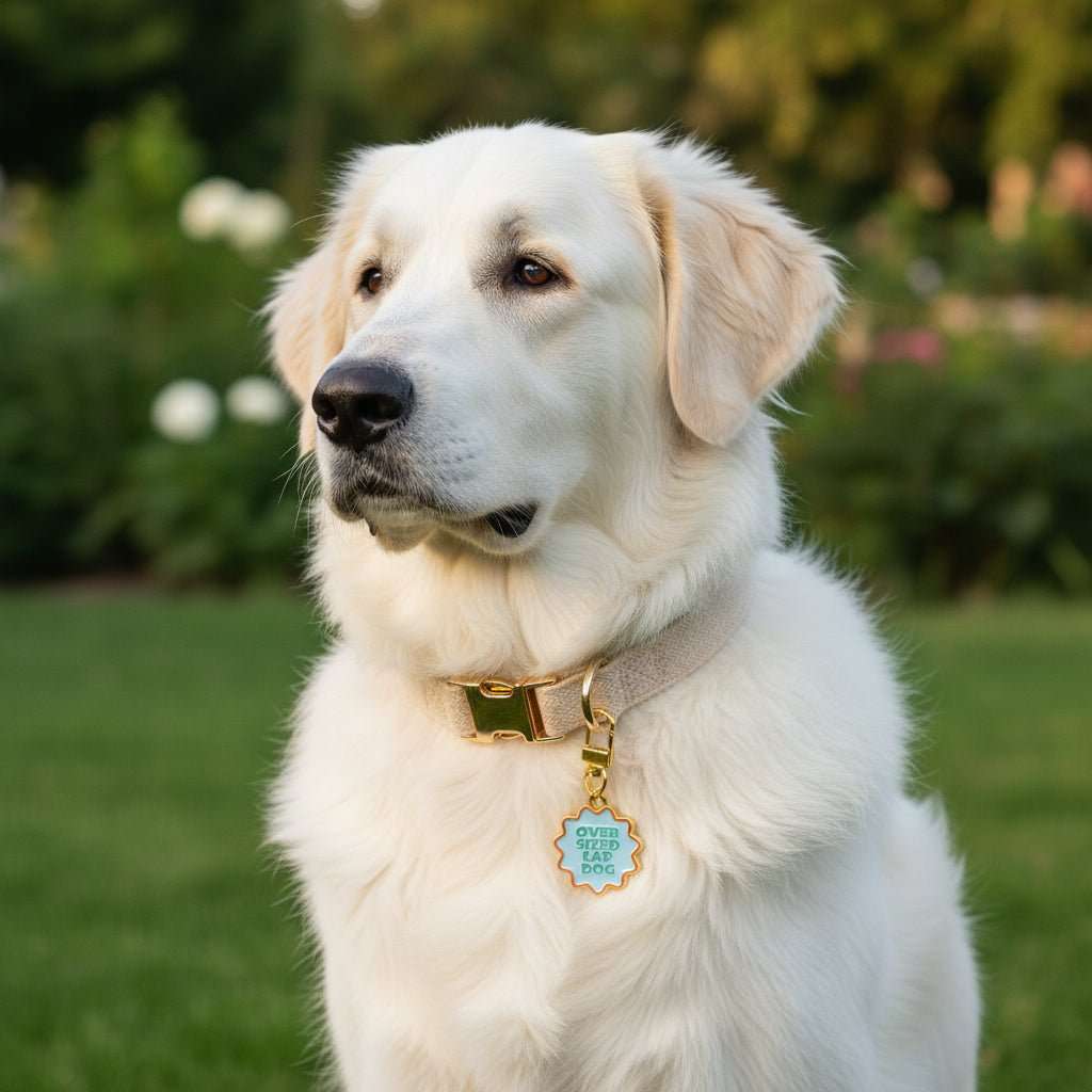 Pet Collar Charm - Oversized Lap Dog
