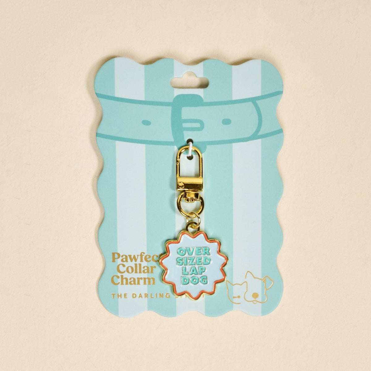 Pet Collar Charm - Oversized Lap Dog