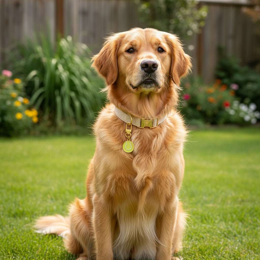 Pet Collar Charm - Tennis Ball