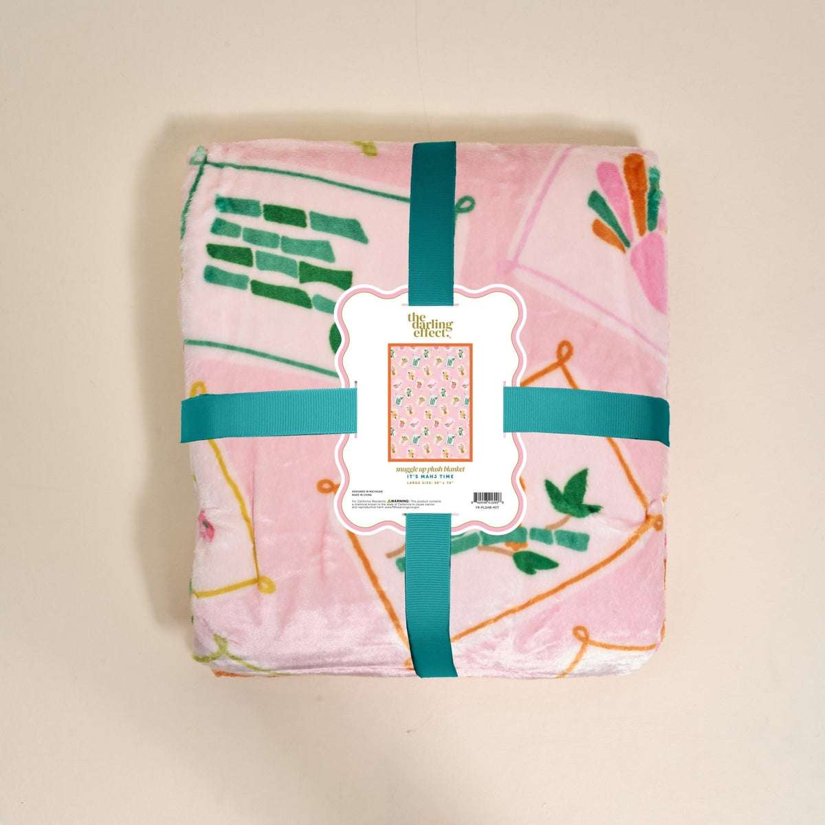 Plush Blanket - It's Mahj Time
