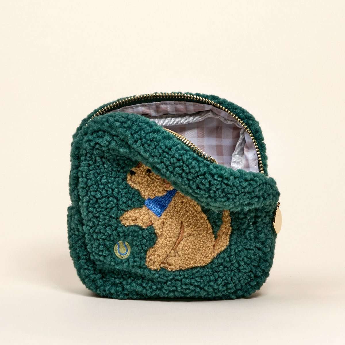Teddy Pouch - Square Puppy Playtime