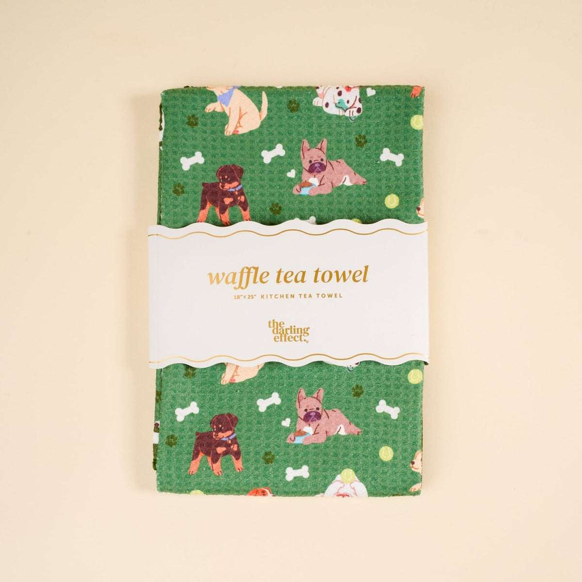 Waffle Tea Towel - Dog Days