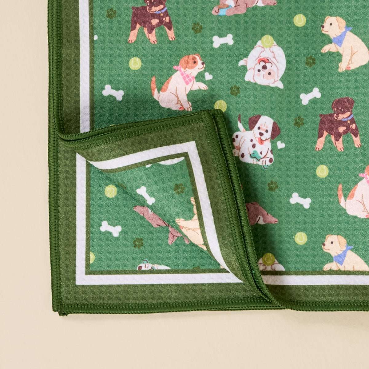 Waffle Tea Towel - Dog Days