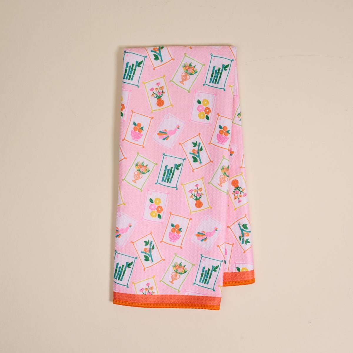 Waffle Tea Towel - It's Mahj Time