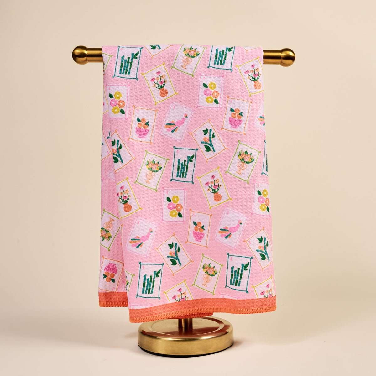 Waffle Tea Towel - It's Mahj Time