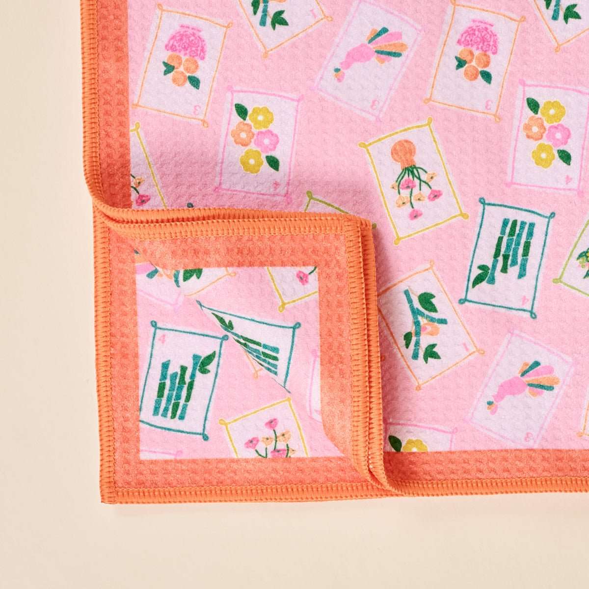 Waffle Tea Towel - It's Mahj Time