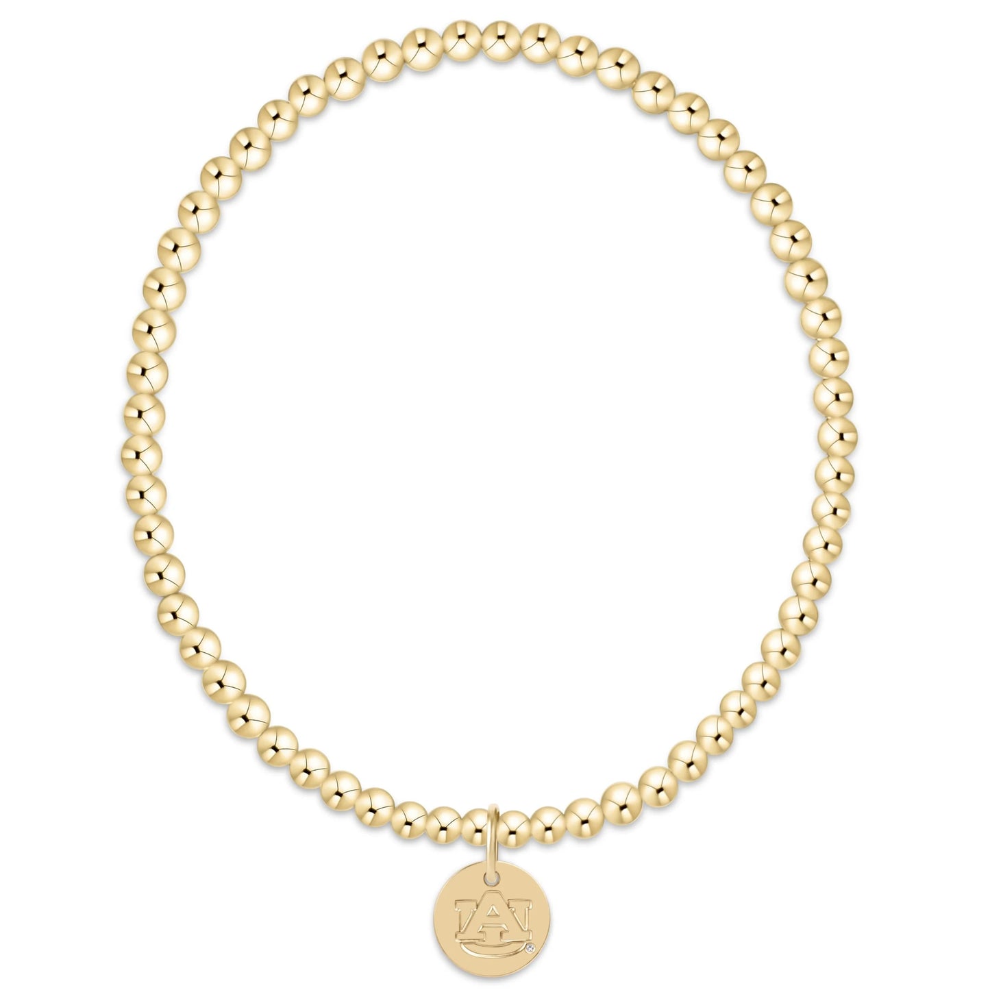 eCOLLEGIATE Classic Gold 3mm Bracelet